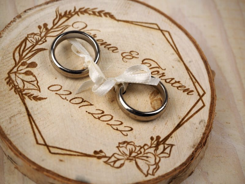Ringkissen Holz Baumscheibe / Astscheibe vintage boho Ringkissen Holz Baumscheibe / Astscheibe vintage boho