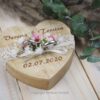 Ringkissen Holz Herz klein mit Gravur Ringkissen Holz Herz klein mit Gravur