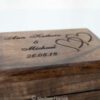 Ringkissen / Ringkästchen  / Holzkästchen mit Gravur