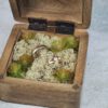 Ringkissen / Ringkästchen / Ringbox Mangoholz