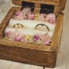 Ringkissen / Ringkästchen / Ringbox Mangoholz individualisierbar Ringkissen / Ringkästchen / Ringbox Mangoholz individualisierbar