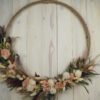 Trockenblumen Hoop, Loop, Kranz 55 cm