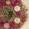 Trockenblumen Kranz pink grau ca. 25 cm