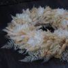 Trockenblumen Kranz weiß creme  ca. 40 cm