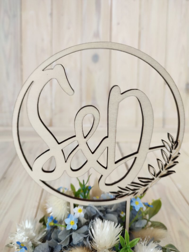 meissner-floristikAverage rating: 0 reviews Cake Topper Hochzeit Holz