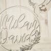 Cake Topper Zur Taufe  Holz
